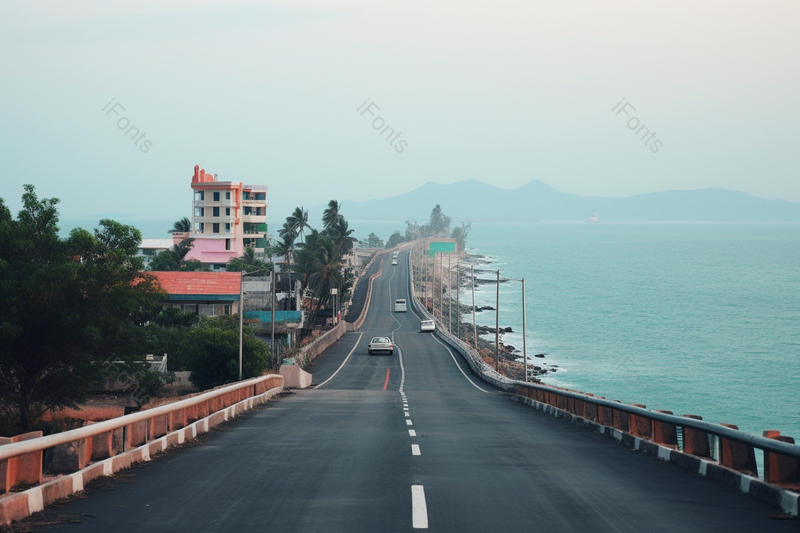 小渔村庄小镇度假庄上的道路背景图,高清,摄影图,摄影图片,图片大全,摄影图免费下载